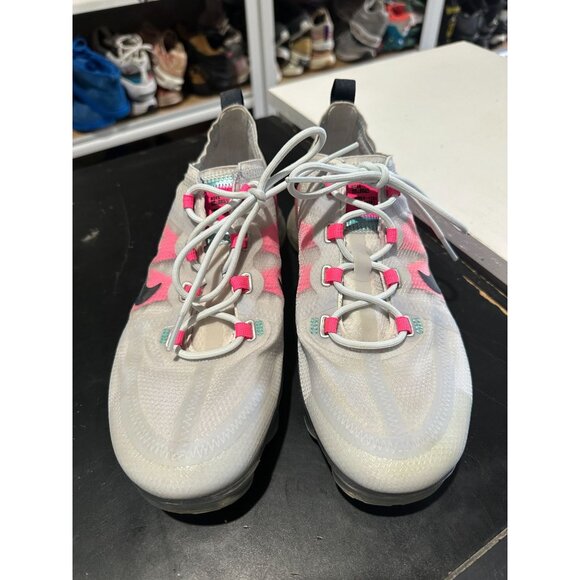 Nike Women's Airmax plus shoes 9 - Gray, Pink, and Teal - Picture 3 of 8